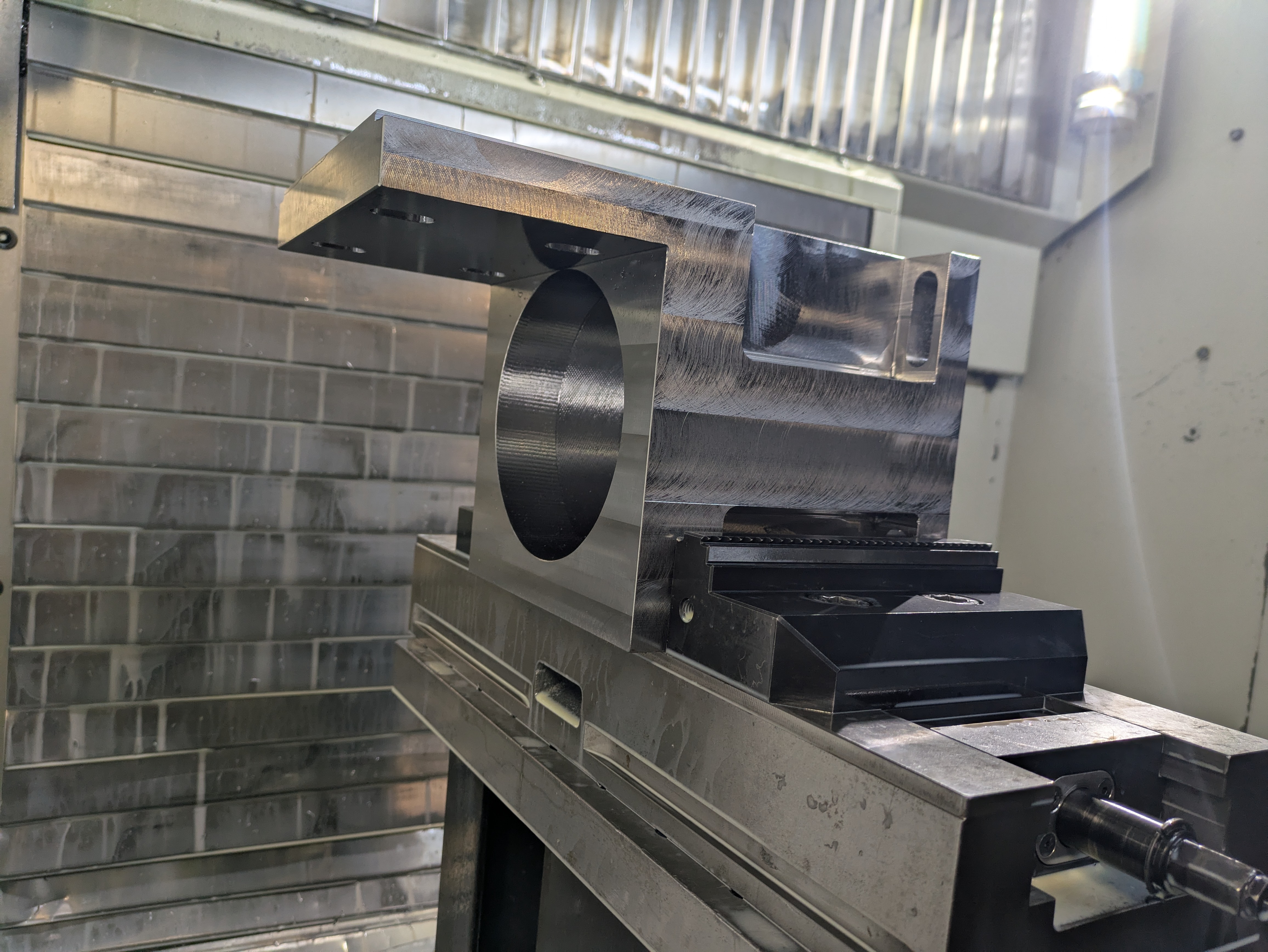 Gefrästes Aluminiumteil
